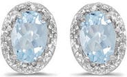 ALLUREZ 14K Gold Diamond & Gemstone Earrings