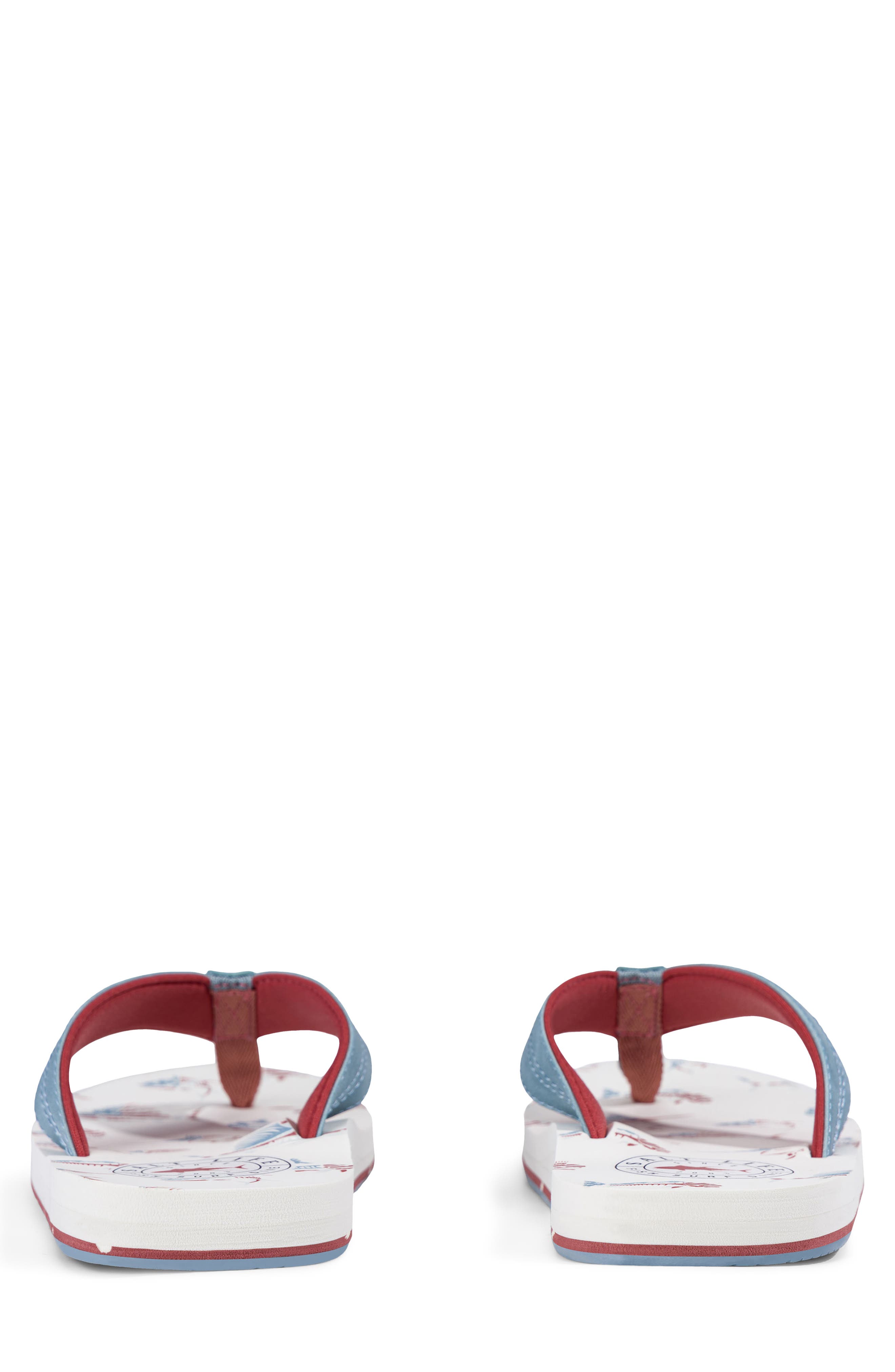 The Harbor Americana Flip Flop, Alternate, color, BLUE