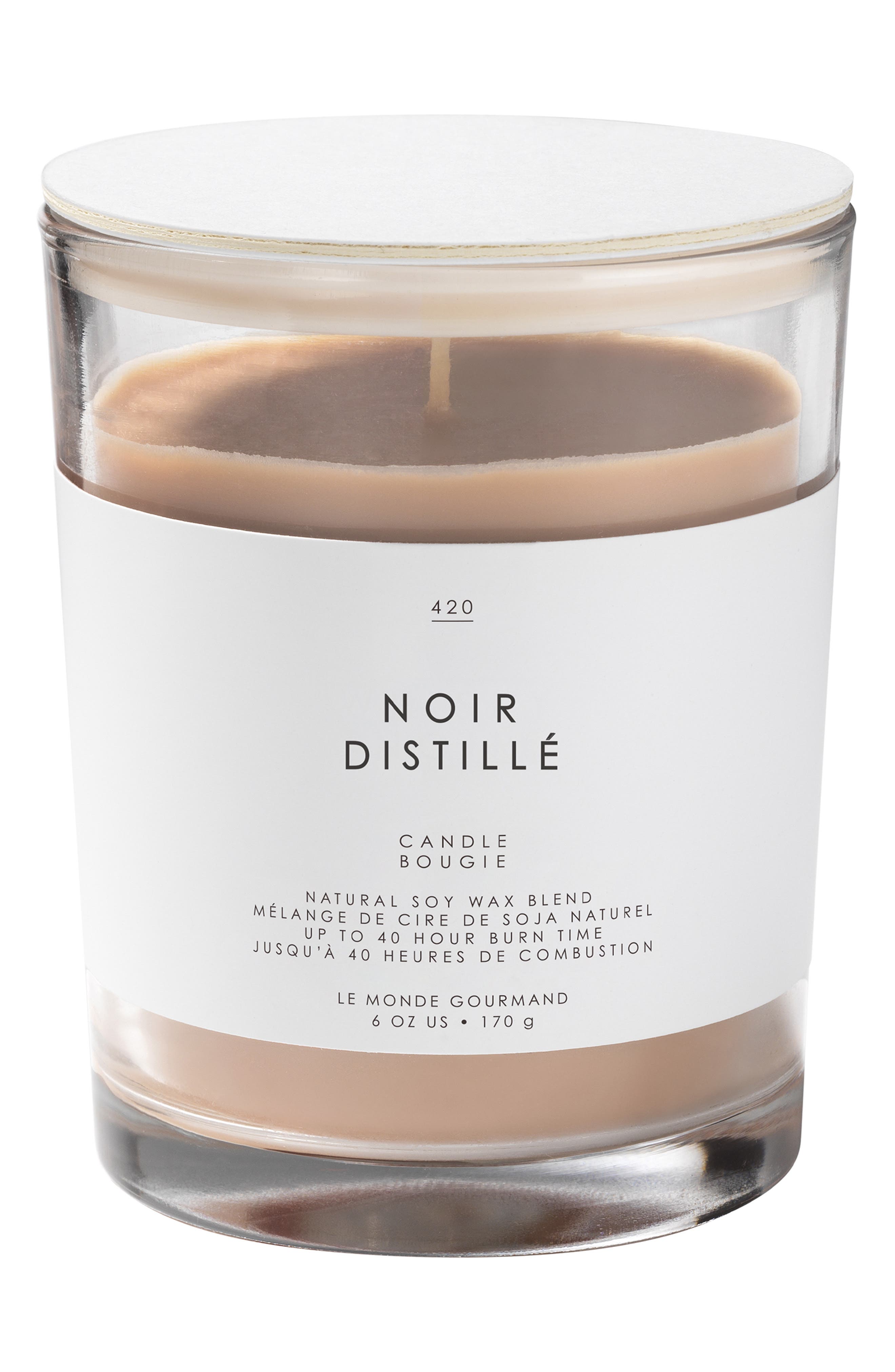 LE MONDE GOURMAND Noir Distillé Candle