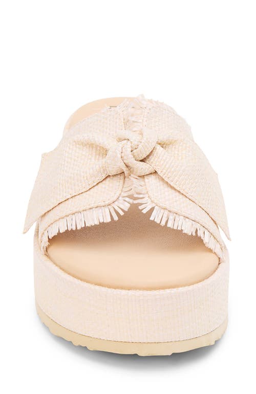 Beach By Matisse Sunda Platform Slide Sandal In Neutral