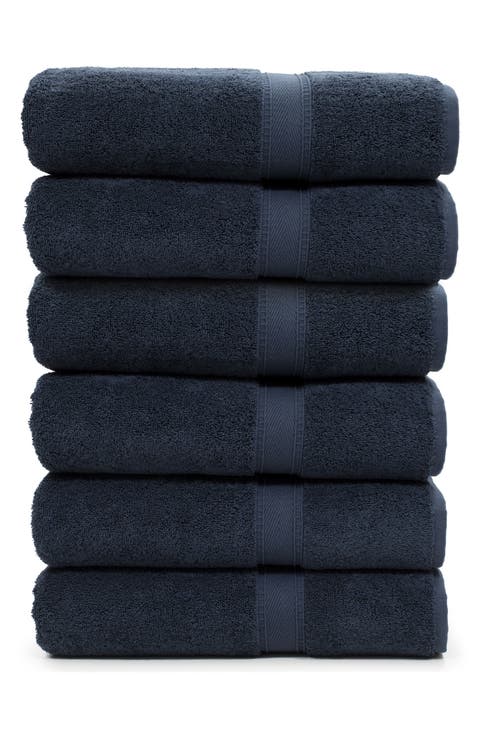 LINUM HOME TEXTILES 100% Turkish Cotton Sinemis Terry Washcloths - Set of 6 or 12