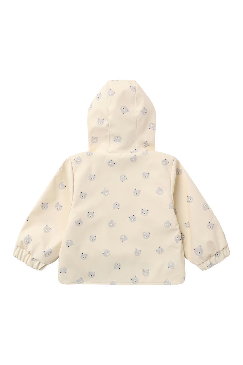 Print Hooded Raincoat, Alternate, color, BEARS