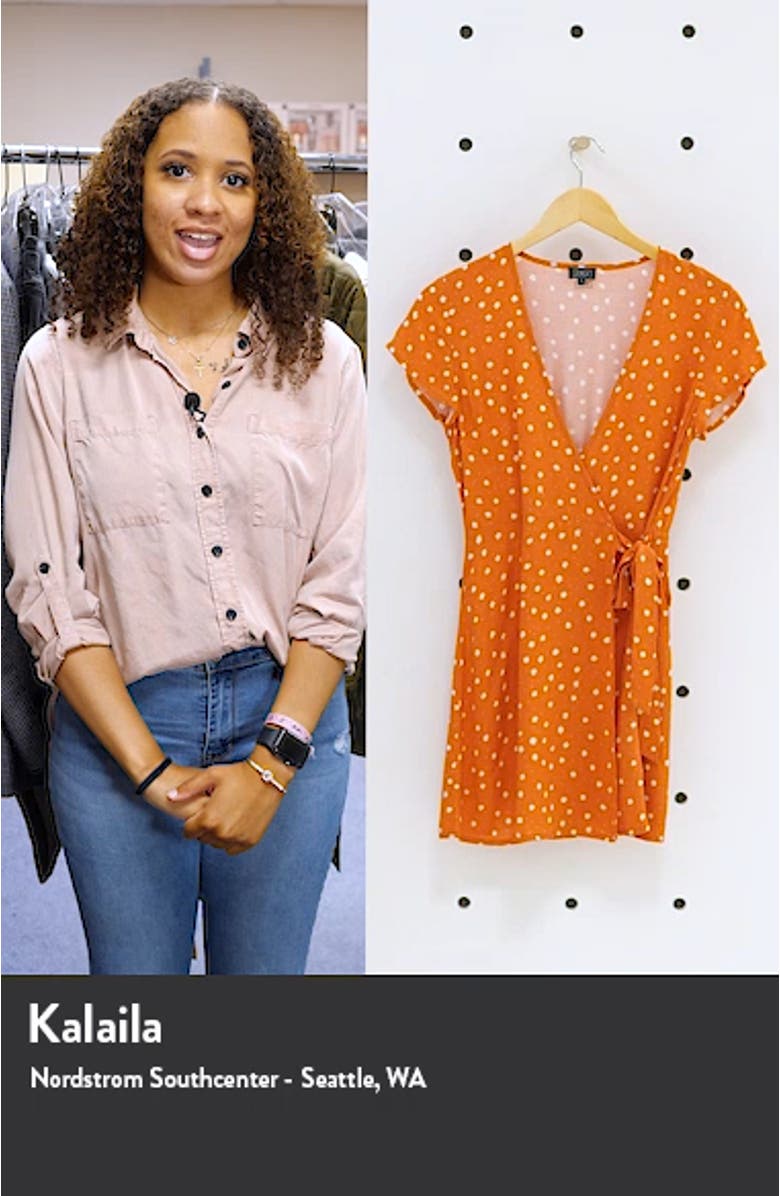 Daisy Wrap Minidress, sales video thumbnail