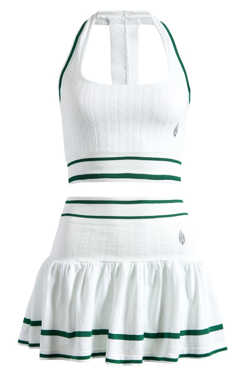 Free People Advantage Halter Top & Miniskirt Set, Alternate, color,