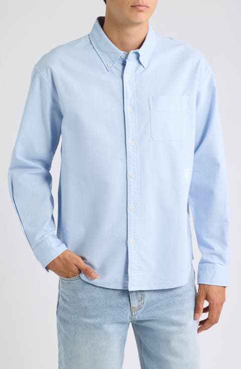 Relaxed Franklin Garment Dye Button-Down Shirt
