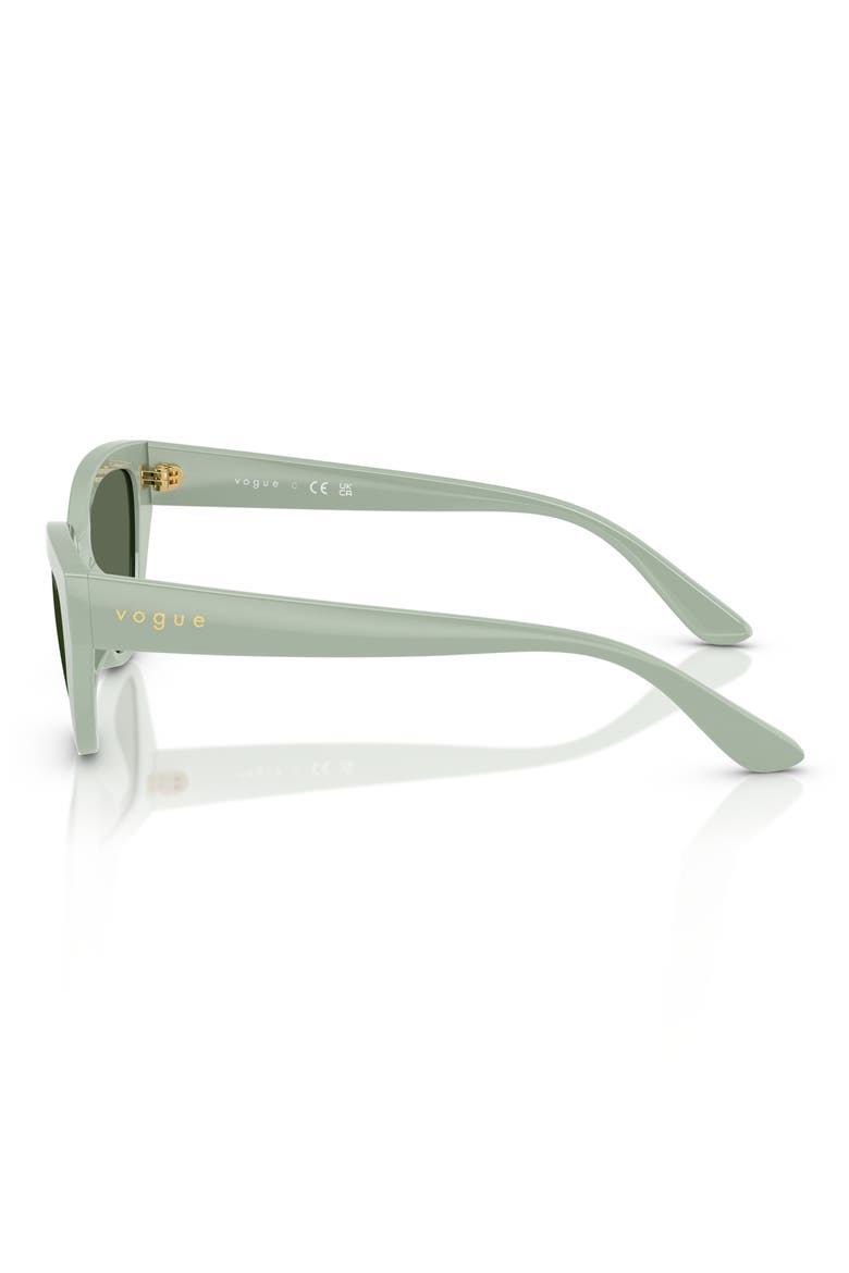 50mm Cat Eye Sunglasses, Alternate, color, MINT GREEN