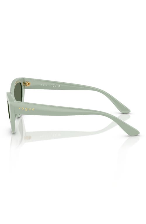 Vogue 50mm Cat Eye Sunglasses In Mint Green