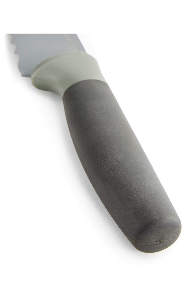 Leo Balance 9-Inch Nonstick Bread Knife, Alternate, color, GREY
