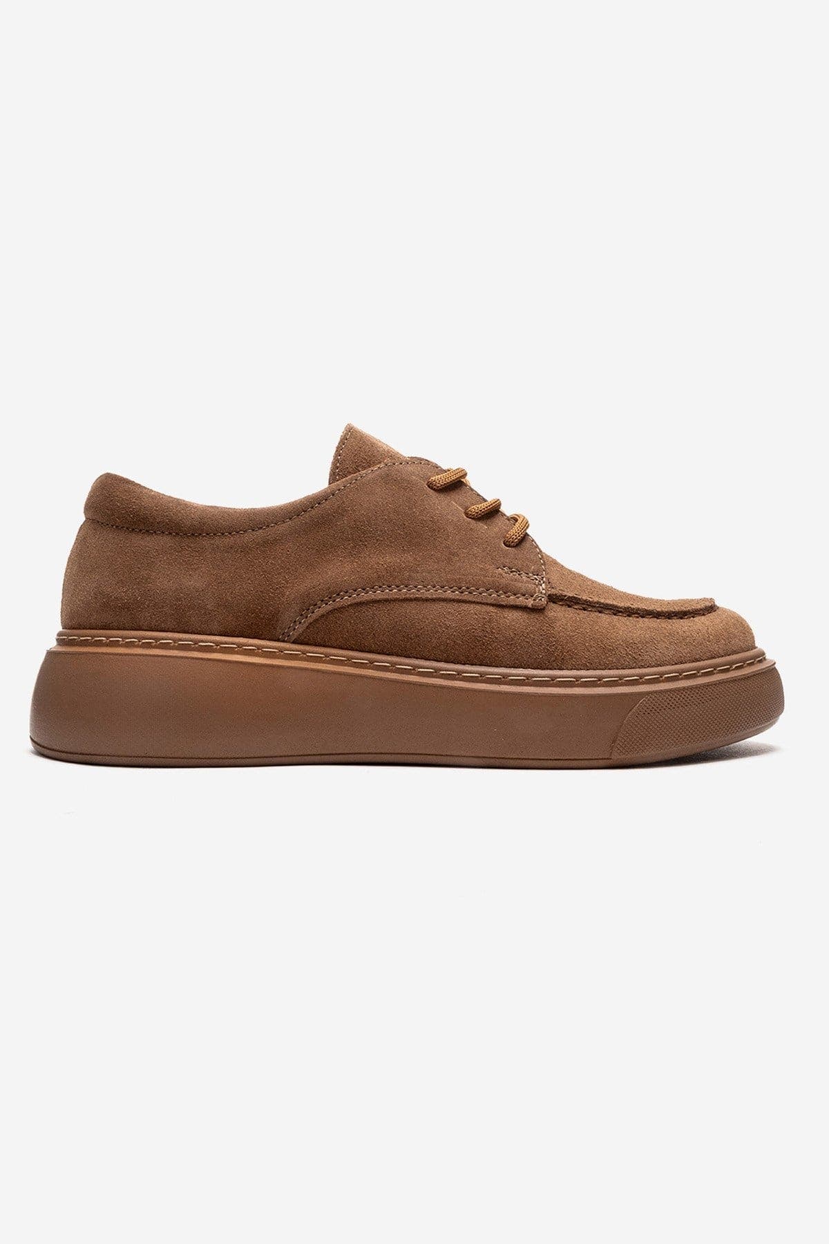 Mareon Leather Lace Up Sneaker, Alternate, color, Cognac Suede