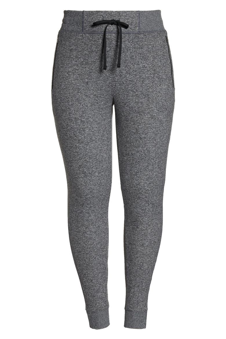 Taryn Ultrasoft Recycled Jogger Pants, Alternate, color, BLACK