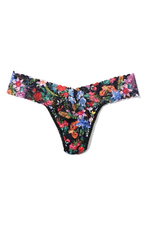 Hanky Panky Print Low Rise Thong In Multi