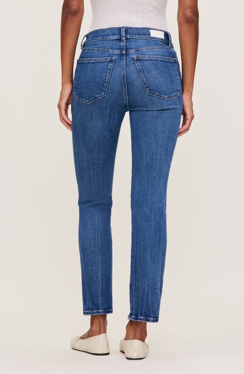 Shop Dl1961 Mara Instasculpt Mid Rise Ankle Straight Leg Jeans In Palm Springs Dl Airbrushed