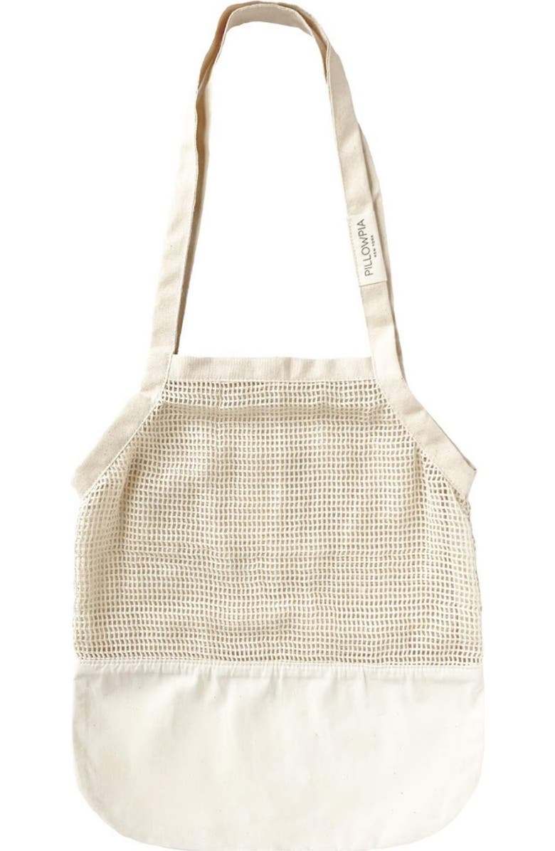 Pillowpia Modern Market Tote, Main, color, Natural