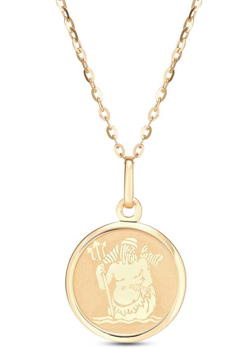 Astrology Medallion Pendant Necklace