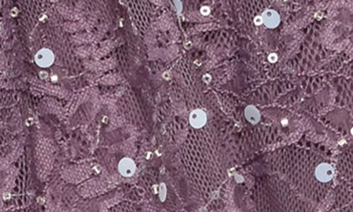 Edikted Staj Sequin Beaded Lace Low Rise Miniskirt In Pink