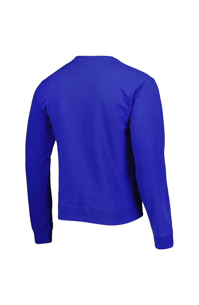 LEAGUE COLLEGIATE WEAR Men's League Collegiate Wear Royal Kansas Jayhawks 1965 Arch Essential Lightweight Pullover Sweatshirt, Alternate, color, Royal