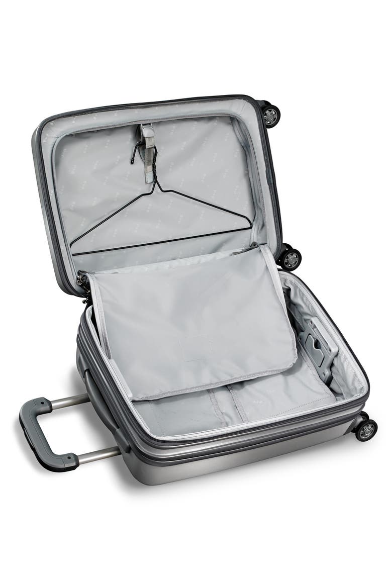 Sympatico Special Edition Expandable 21-Inch Spinner International Carry-On, Alternate, color, SILVER
