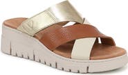 Vionic Uptown Sunset Platform Wedge Slide Sandal