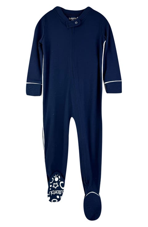 Kensley Organic Cotton Snug Fit Footie Pajamas