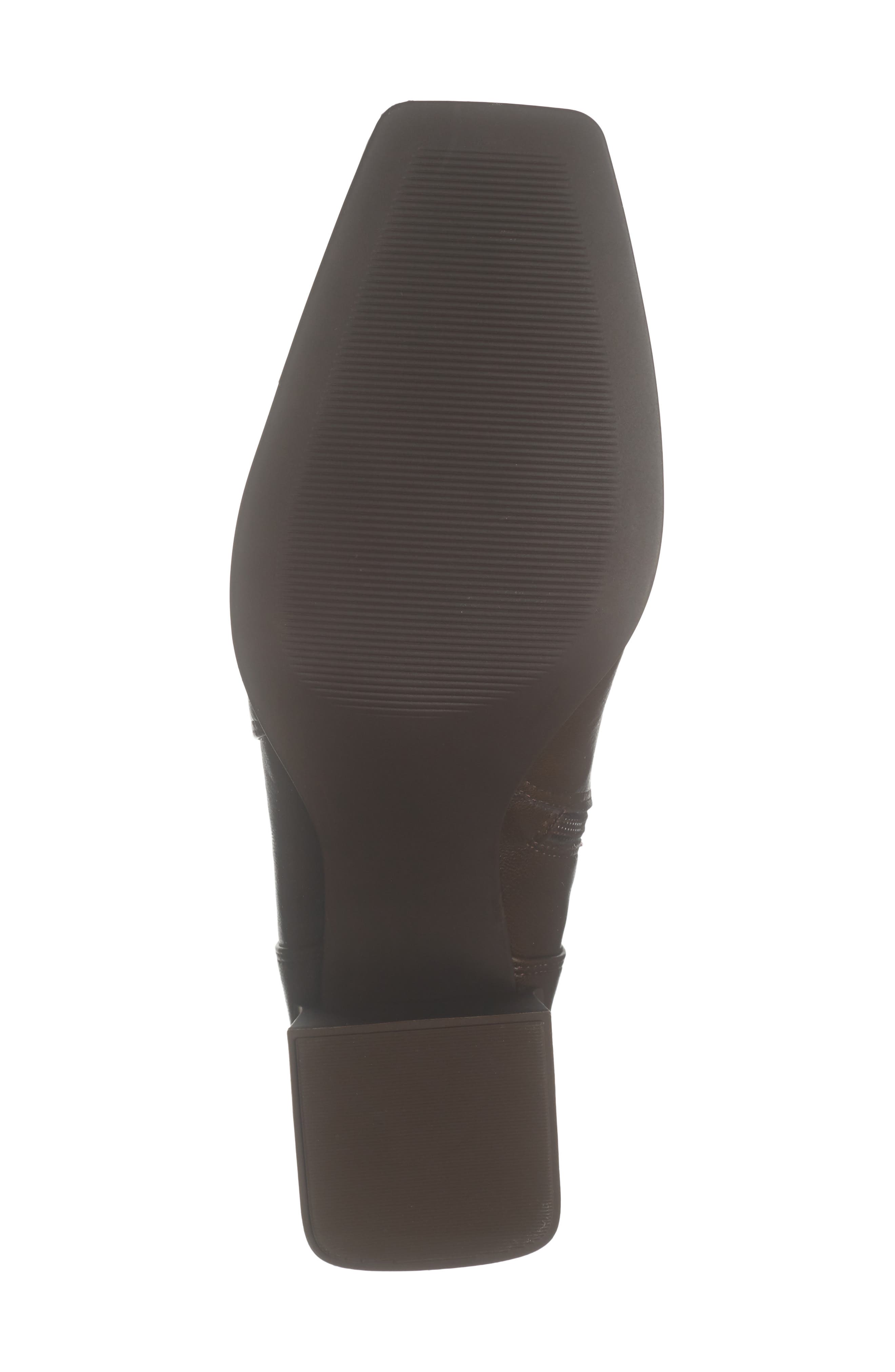Vallie Square Toe Bootie, Alternate, color, BROWN