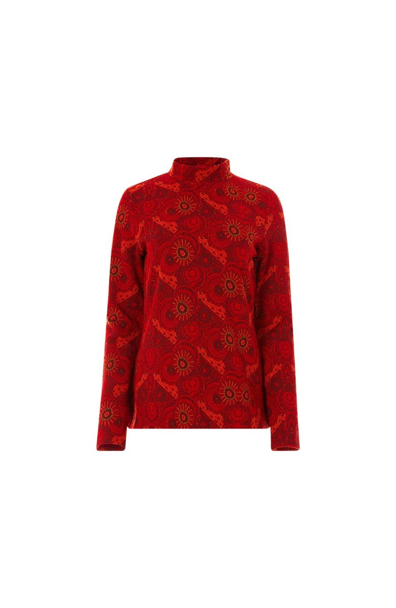 KAHINDO Algiers Turtleneck, Alternate, color, Red
