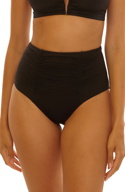 Color Code High Waist Bikini Bottoms