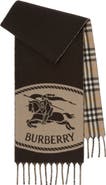 Burberry Reversible EKD Check Cashmere Scarf