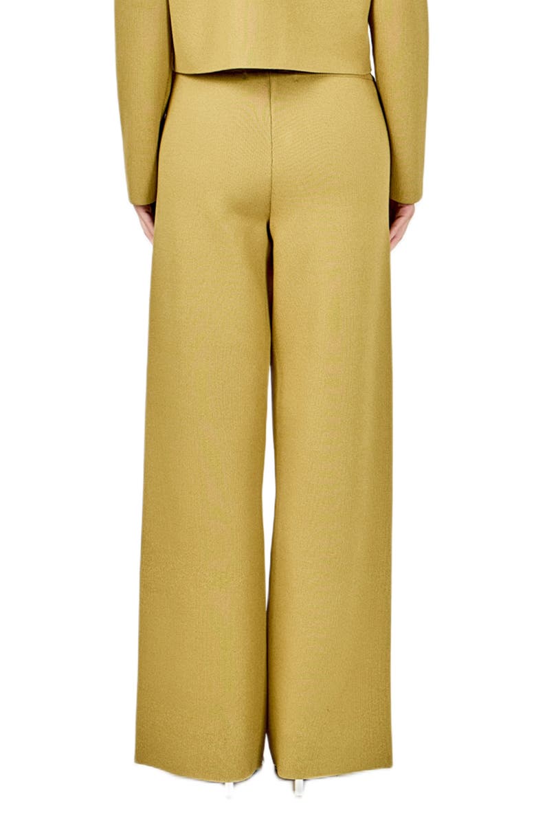 Endless Rose Relax Fit Sweater Pants, Alternate, color, Mustard Green