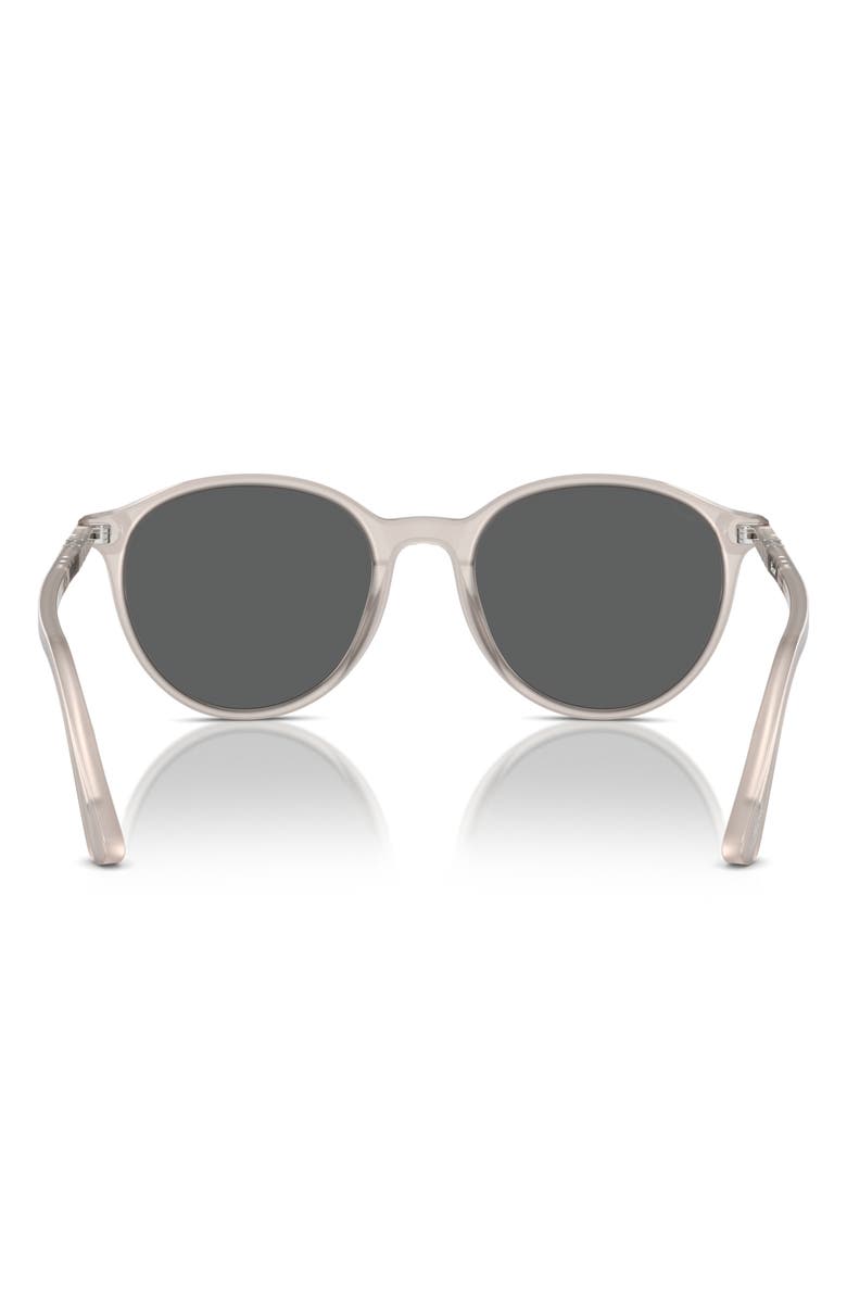 Persol 53mm Phantos Sunglasses, Alternate, color, Opal Grey