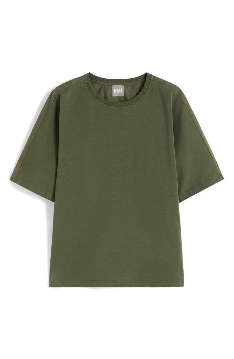 MM by Max Mara Puff Sleeve Knit Top, Alternate, color, Moss Green