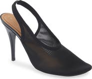 Stella McCartney Stretch Mesh Slingback Pump