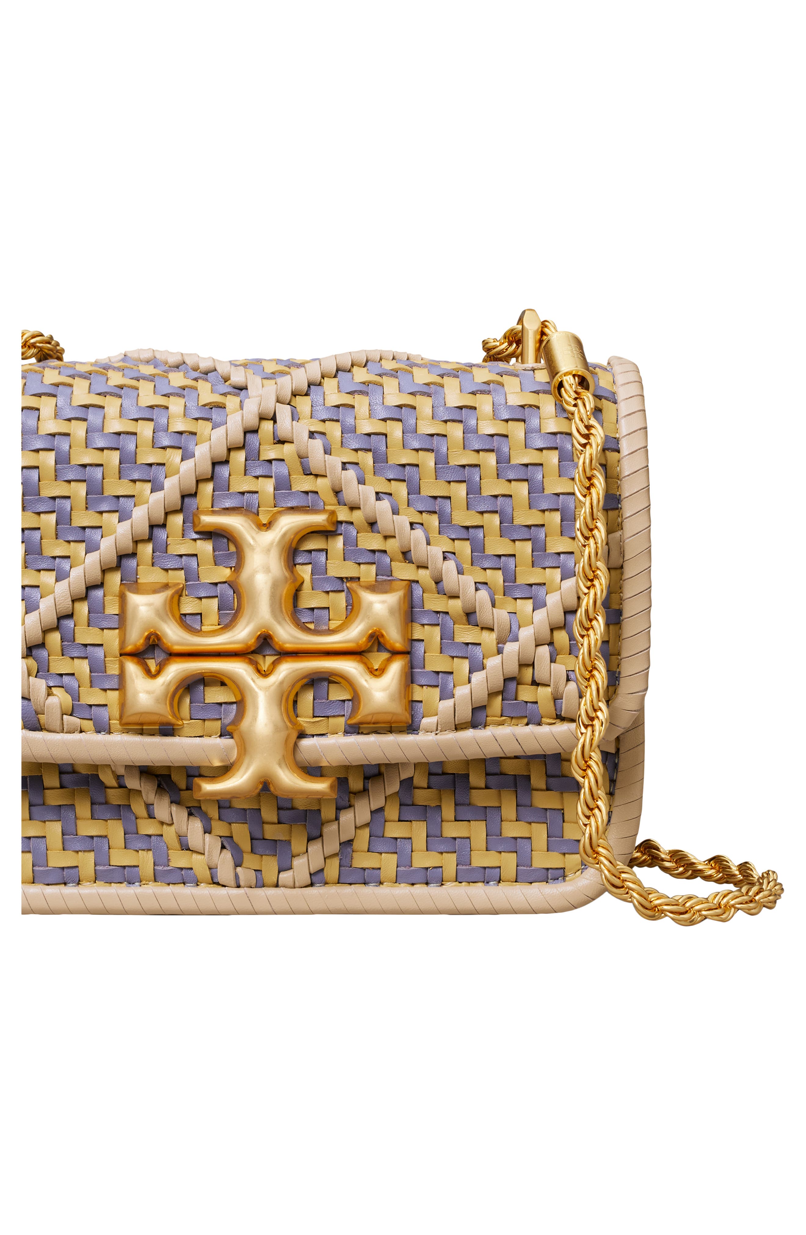 Tory Burch Eleanor Woven Shoulder Bag, Alternate, color, 