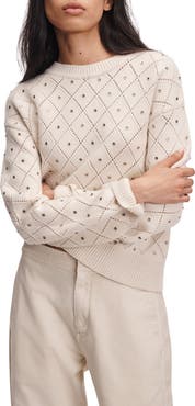 rag & bone Emma Embellished Wool Sweater