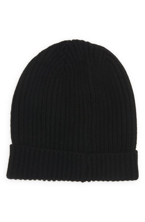 Rib Wool & Cashmere Beanie
