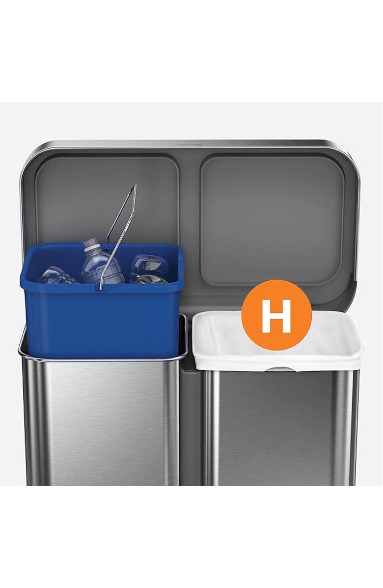 simplehuman Code H Custom Fit Liners with Quick Dispense Packs, Alternate, color, 100 Liners