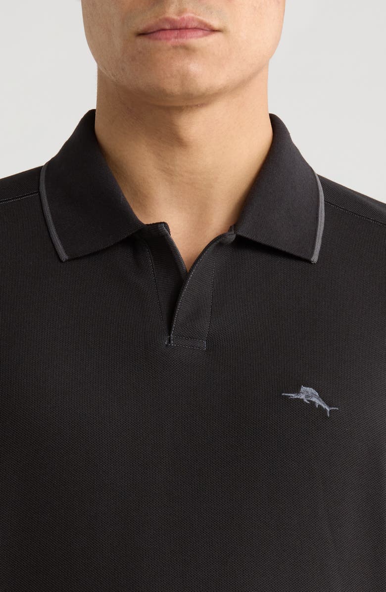 Tommy Bahama Emfielder Johnny Collar IslandZone<sup>®</sup> Polo, Alternate, color, Black