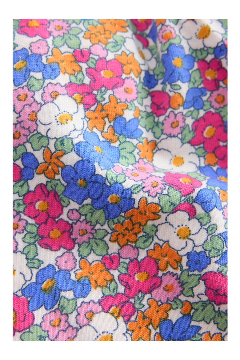 Kids' Print Pull-On Jersey Shorts, Alternate, color, FESTIVAL PINK NAUTICAL FLORAL