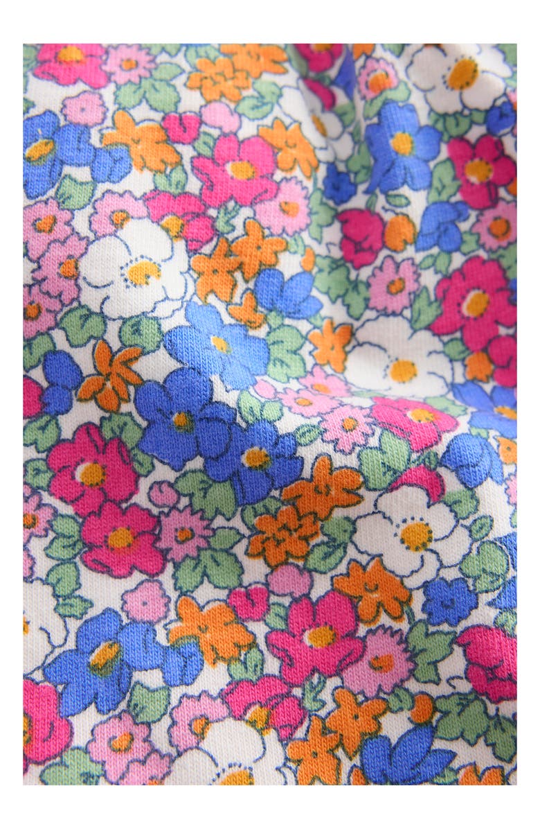 Mini Boden Kids' Print Pull-On Jersey Shorts, Alternate, color, Festival Pink Nautical Floral