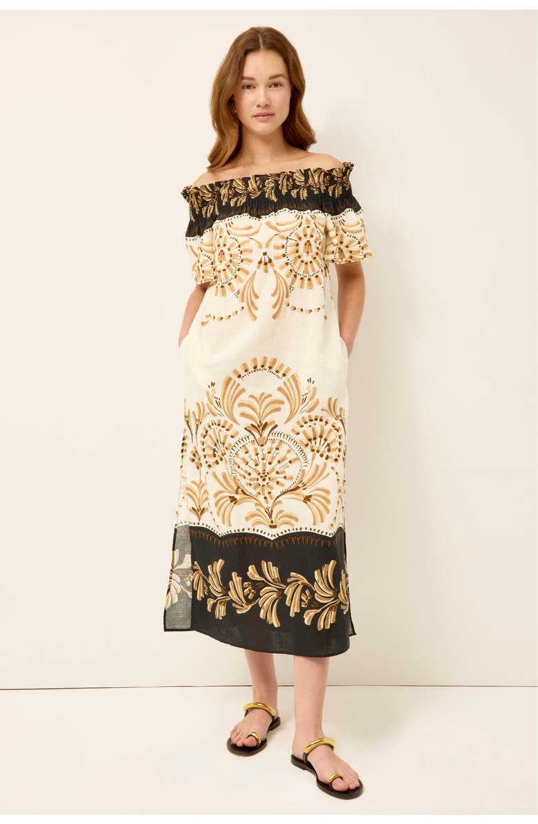 Marie Oliver Lola Dress, Alternate, color, Fleuron