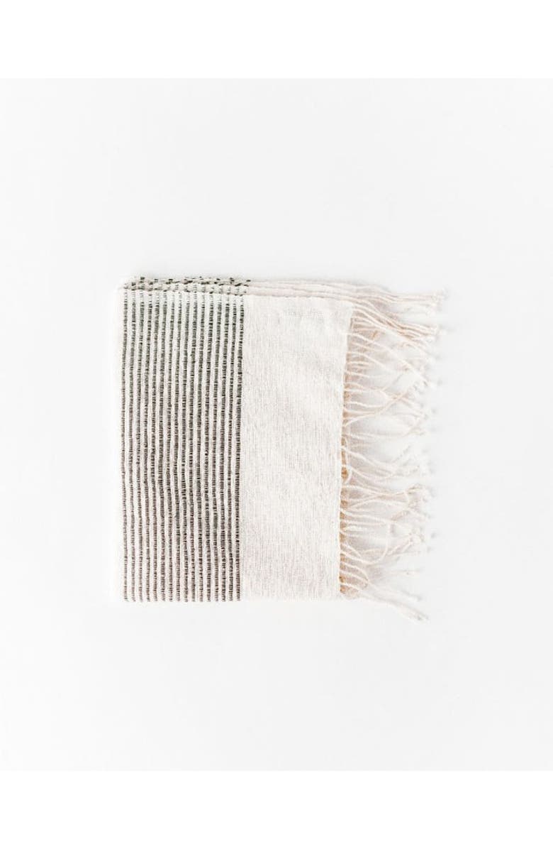 Creative Women Riviera Cotton Hand Towel, Main, color, Gray