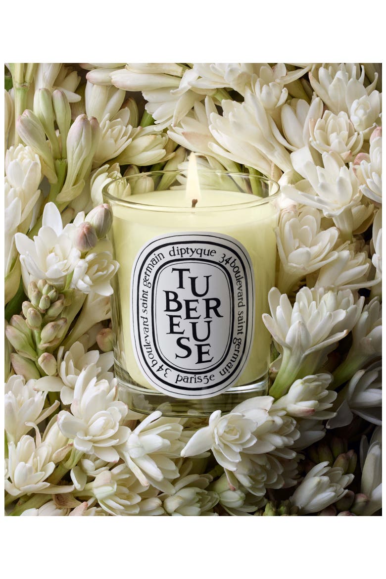 Tubereuse (Tuberose) Scented Candle, Alternate, color, CLEAR VESSEL