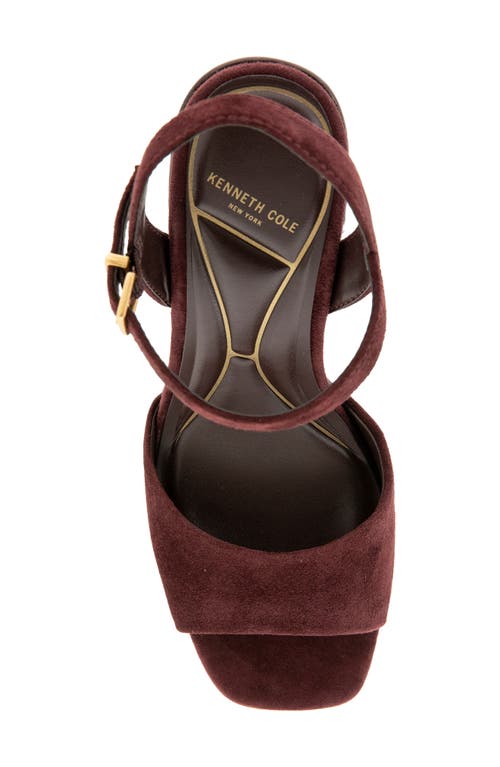 Kenneth Cole Parton Ankle Strap Platform Sandal In Multi