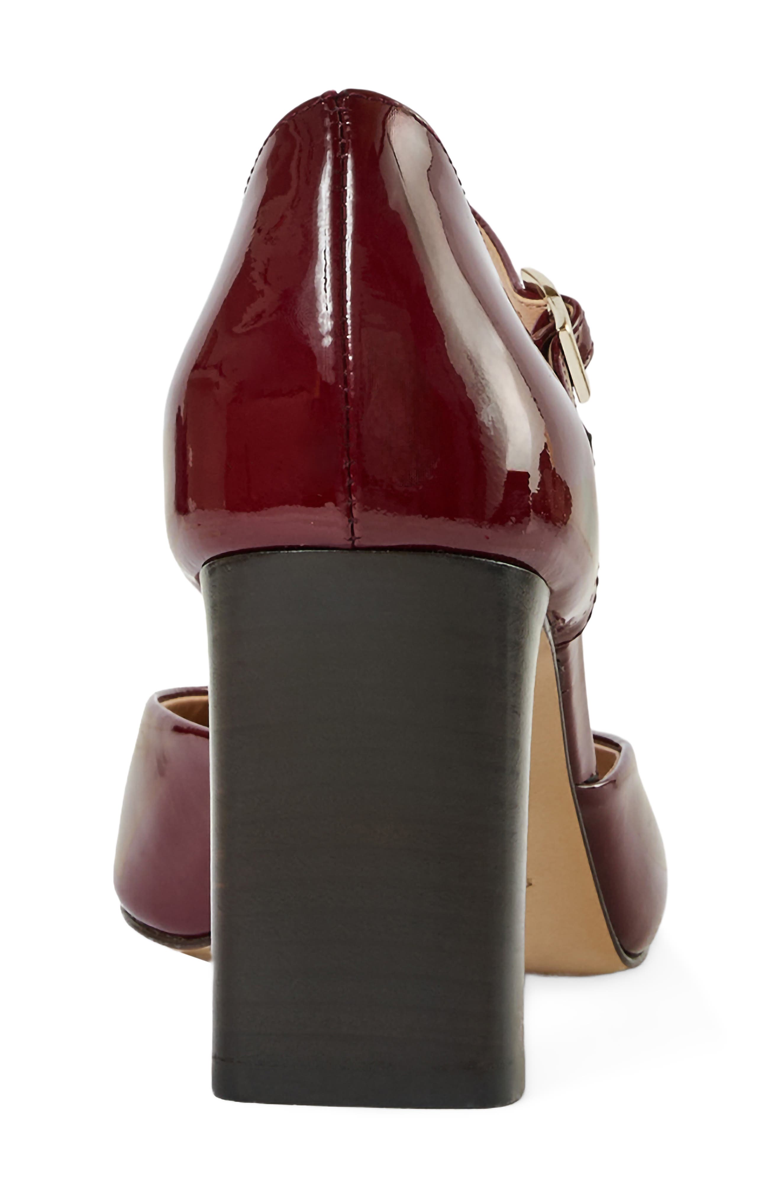 Torrina Leather Pump, Alternate, color, BORDEAUX PATENT