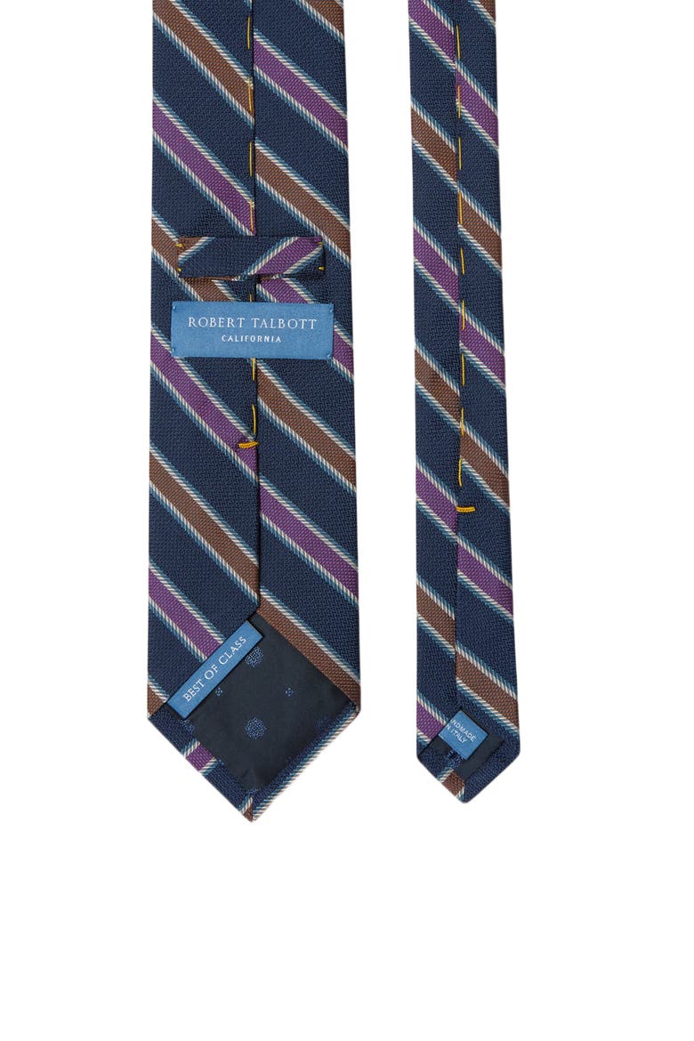 Robert Textured Best of Class Necktie, Alternate, color, Navy Multi