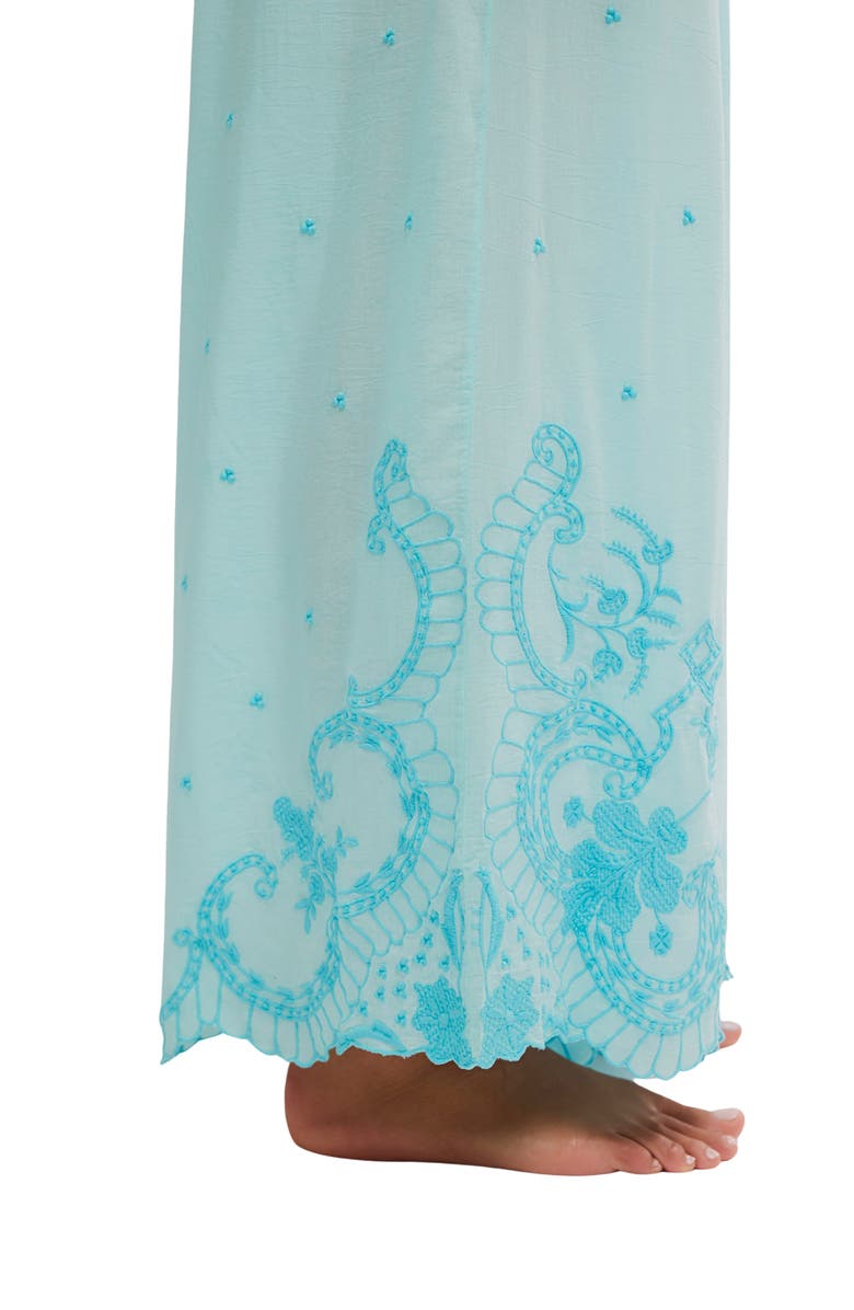 Free People Wishful Thinking Pajama Pants, Alternate, color, Waterspout