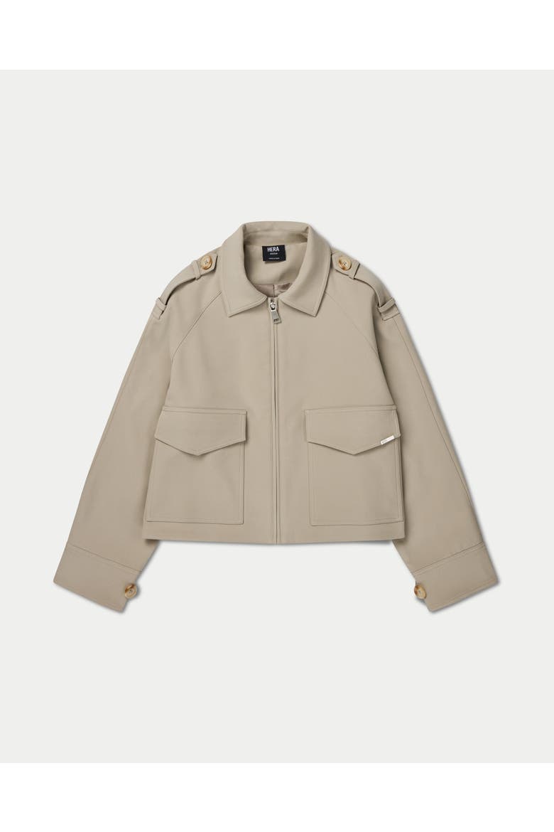 Studio Boxy Fit Cropped Jacket, Alternate, color, Elm