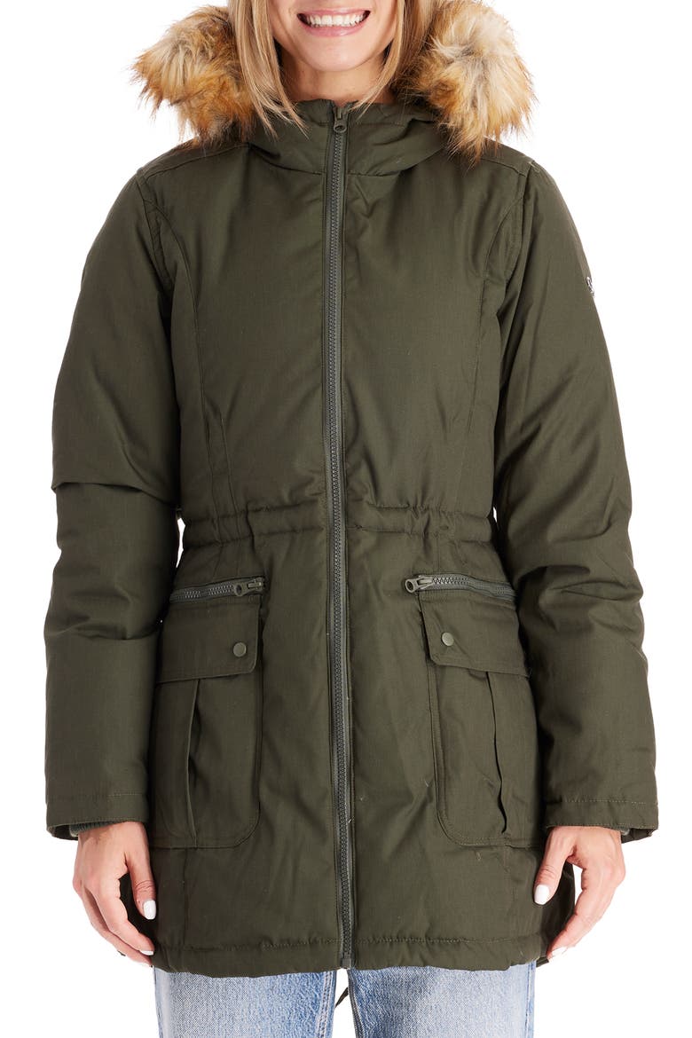 Convertible Down 3-in-1 Maternity Jacket, Main, color, KHAKI GREEN