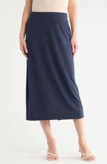 Vince Pull-On Midi Skirt