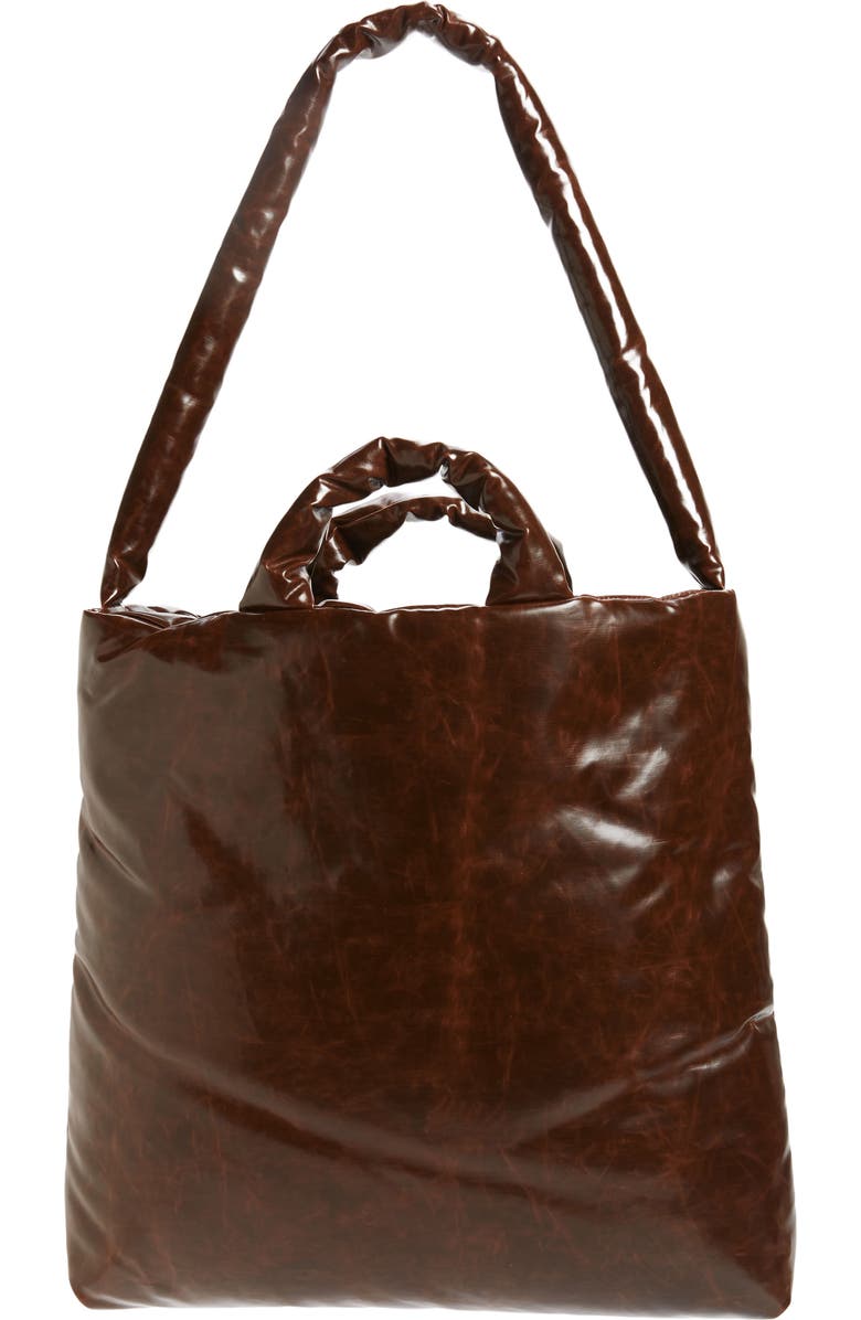 KASSL Medium Oiled Canvas Pillow Bag, Main, color,