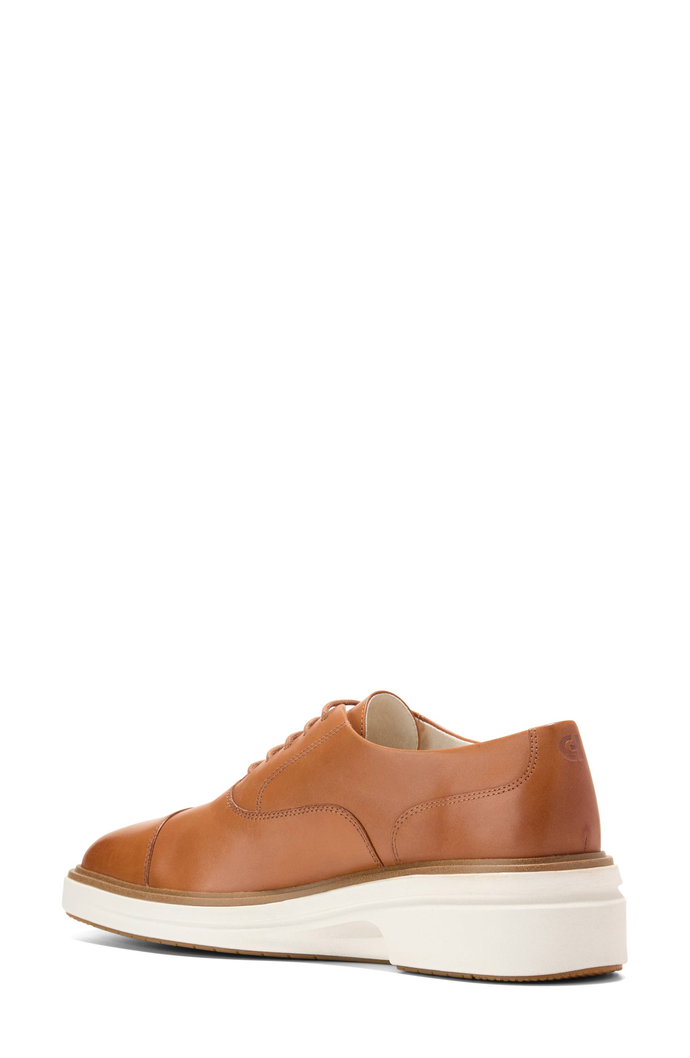 Cole Haan OriginalGrand Cityspectre Cap Toe Oxford, Alternate, color, Dark Caramel Leather